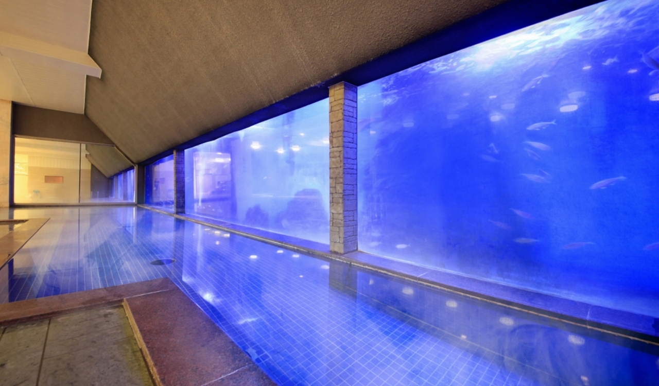 海底温泉「お魚風呂2階」の写真